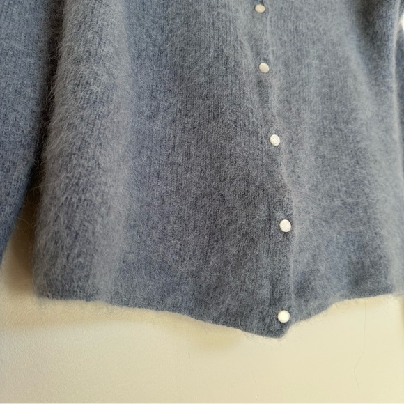 Sezane Gaspard Cardigan in Vintage Blue XS - Picture 5 of 10